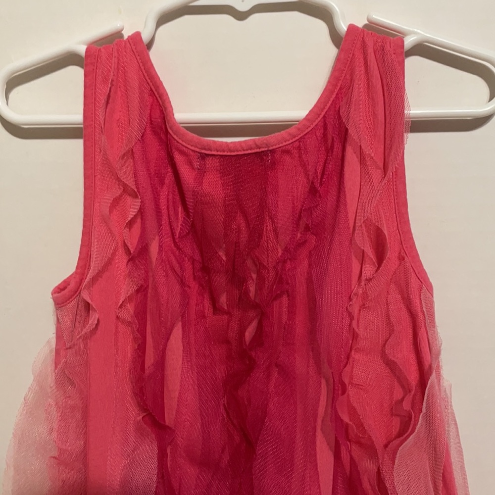 Gap kids pink ruffled dress size S 6-7 - Picture 5 of 9